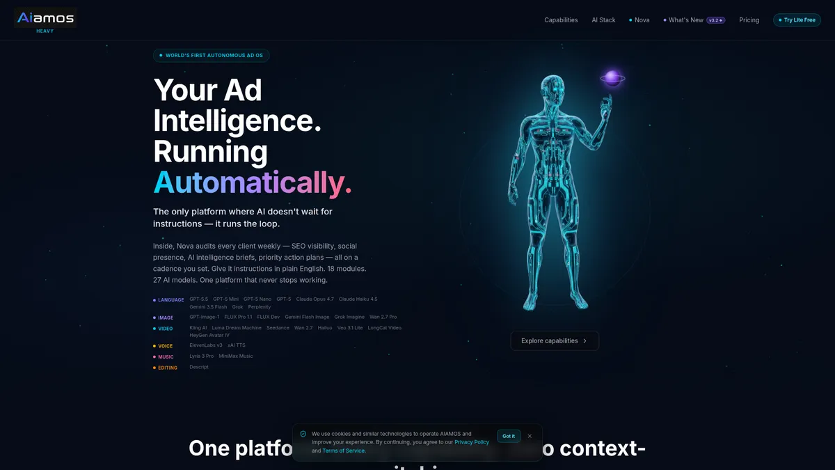 AIAMOS website